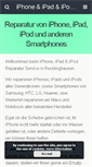 Mobile Screenshot of iphone-reparatur-re.de